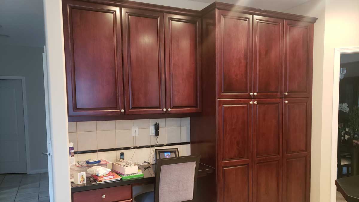 cabinet refinishing